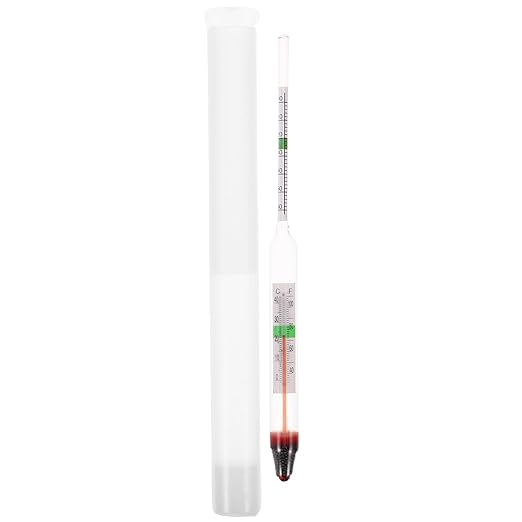 Toddmomy 1 Set High Precision Hydrometer Salt and Brine Hydrometer Glass Saltwater Hydrometer for Pool Aquarium Water