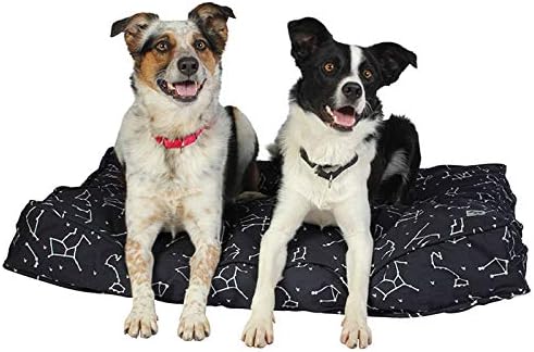 Molly Mutt Small Dog Bed Cover -Rocketman Print - Measures 22”x27”x5’’ - 100% Cotton - Durable - Breathable - Sustainable - Machine Washable Dog Bed Cover
