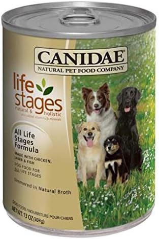 CANIDAE Life Stages Chicken Lamb & Fish Dog Food - 12-13 oz cans