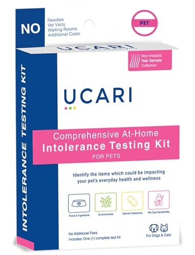 Pet Sensitivity Test | Screens for 1000+ Intolerances | Food & Environment Analysis | Painless Home Test Hair Sample Method | Results in 48 Hours | Cats & Dogs