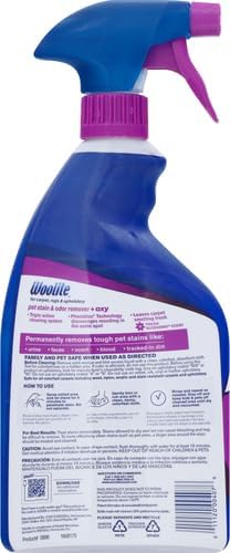 Woolite Pet Stain & Odor Remover + Oxygen Trigger, 22 Ounces, 0890