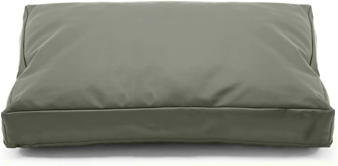 Dog Bed Cover36Lx27Wx4H Inch.Waterproof Heavy Duty Durable Oxford Dog Bed Replacement Covers with Zipper.Washable Removable Pet Bed Mattress Protector Cover.Greyish Green,Cover Only.