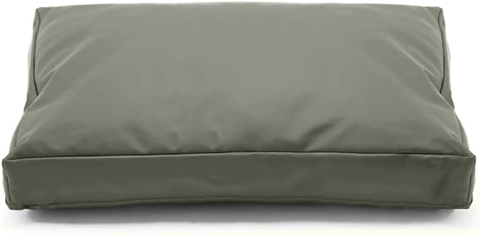 Dog Bed Cover 54Lx44Wx4H Inch.Waterproof Heavy Duty Durable Oxford Dog Bed Replacement Covers with Zipper.Washable Removable Pet Bed Mattress Protector Cover.Grayish Green,Cover Only.