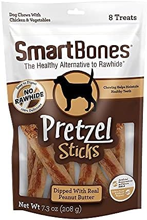 SmartBones No Artificial Colors or Preservatives Pretzel-Style Chews, Treat Your Dog to a Fun Shapped Rawhide-Free Chew