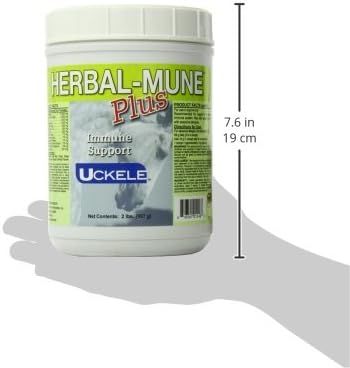 Uckele Herbal-Mune Plus Horse Supplement - Immune Support for Horses - Equine Vitamin & Mineral Supplement - 2 pound (lb)