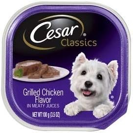 Cesar Canine Cuisine Grilled Chicken Flavor Wet Dog Food (Pack of 4)4