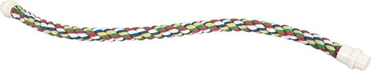 JW Pet Comfy Perch For Birds Flexible Multi-color Rope, Small - 14" Length