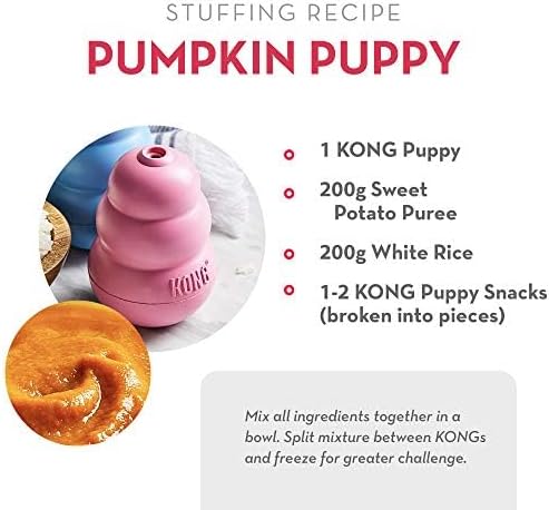 KONG - Snacks - All Natural Dog Treats Classic Rubber Toys - Puppy Recipe for Large Puppies (11 Ounce)