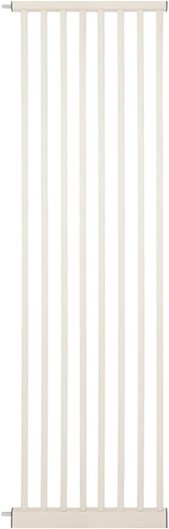 Extra Tall Pet Gate 55.12" High Pressure Mounted 16.73" Wide Extension kit 1.37" Gap (16.73", Cream White)