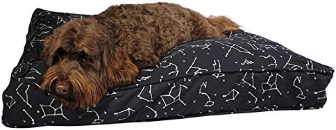 Molly Mutt Huge Dog Bed Cover - Rocketman Print - Measures 36”x45”x5’’ - 100% Cotton - Durable - Breathable - Sustainable - Machine Washable Dog Bed Cover