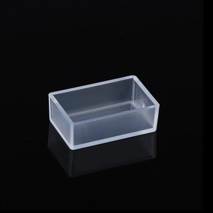 25 Pcs Tarantula Micro Water Bowl, Mini Plastic Dish Tiny Reptile Bowl for Spider Tarantula Millipede Insect (Transparent)