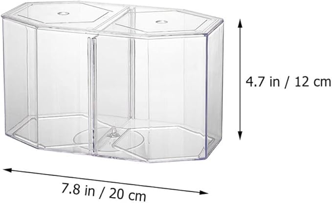 2pcs Box Octagonal Fish Tank Aquarium Accessory Fishtanks Aquarium Fish Tank Supply Octopus Tank Fish Breeding Tanks Clear Breeding Tank Aquarium Divider Tank Goldfish Tank