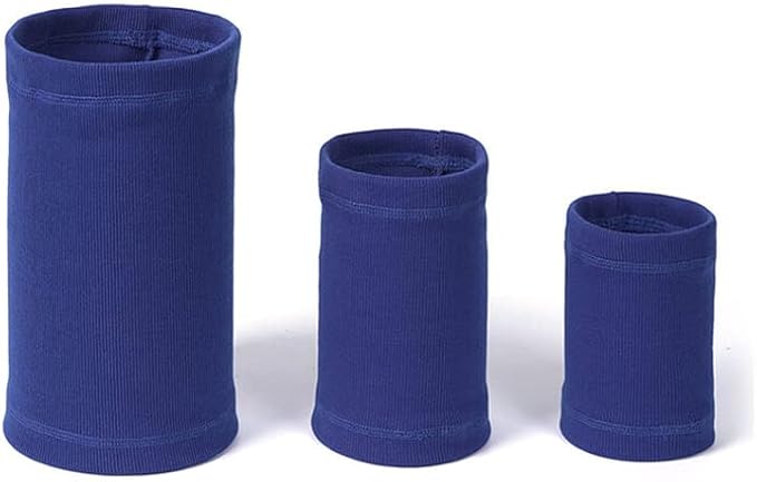 Dog Bonnet Ear Covers Pet Grooming Ear Cover Warmer Ear No Wrap Ear Flap Anxiety Hood for dogs Wine+Blue-M