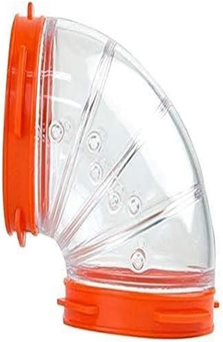 Ferplast Hamster Cage Play Tube | Curve Tunnel, 3.2L x 3.2W x 2.4 Diameter - Inches