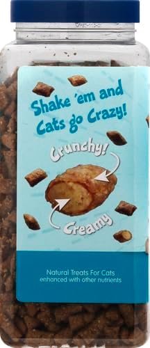 Blue Buffalo Bursts Crunchy Cat Treats, Seafood 12-oz Tub