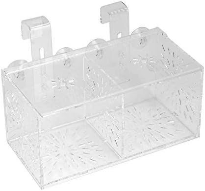 Fish Separation Breeder Box, Acrylic Fish Breeding Isolation Box Aquarium Hatchery Incubator Holder(B-20x10x10cm)