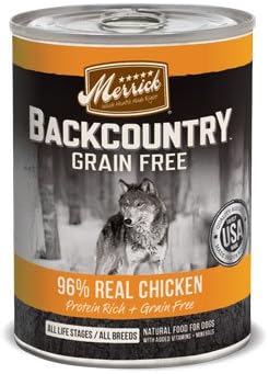 Merrick Backcountry 96 Real Chicken Can Dog Food