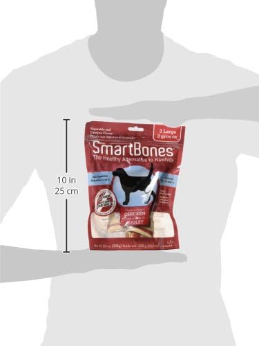 SmartBones Large Chews, Treat Your Dog to a Rawhide-Free Chew Made with Real Meat and Vegetables