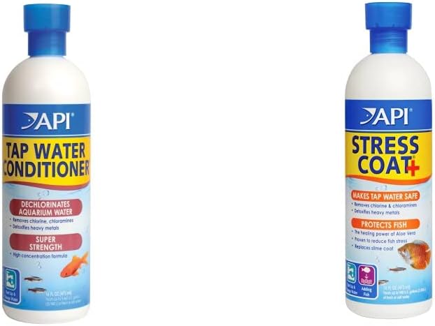 API Tap Water & Stress Coat Aquarium Water Conditioners