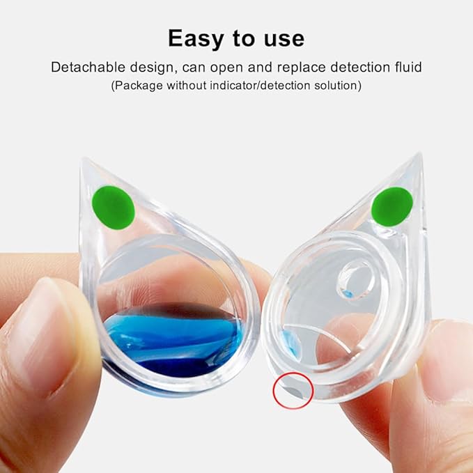 MiOYOOW CO2 Drop Checker, Aquarium CO2 Monitor CO2 Detector Without Solution for Aquarium Planted Tank, Easy to Observe and Judge Results