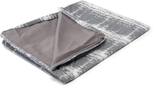Best Friends by Sheri Dog Bed Cover Replacement for Nap Mat Dog Bed, Microfiber Shibori, Grey, 27" x 36"