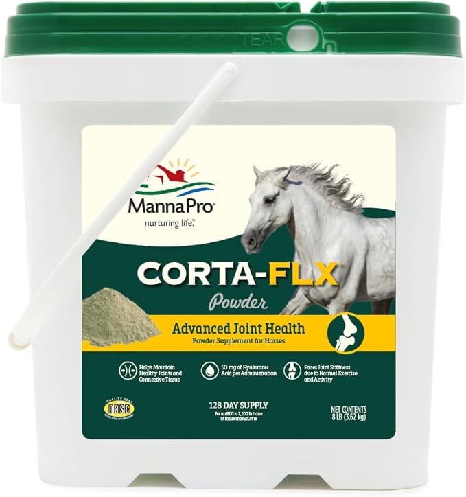 Manna Pro Corta-FLX Powder 8 lb Equine Joint Supplement, White