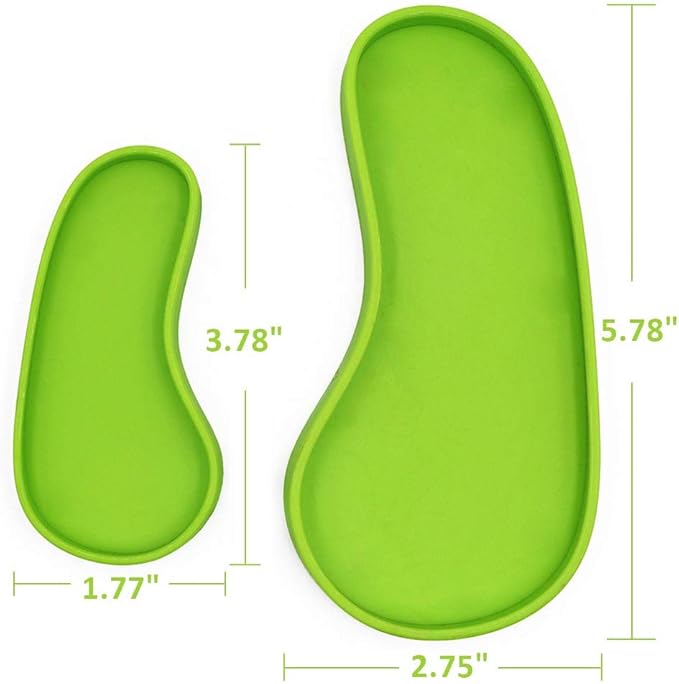 Set of 2 Shallow Reptile Dish, Plastic, for Small Lizards and Tortoises