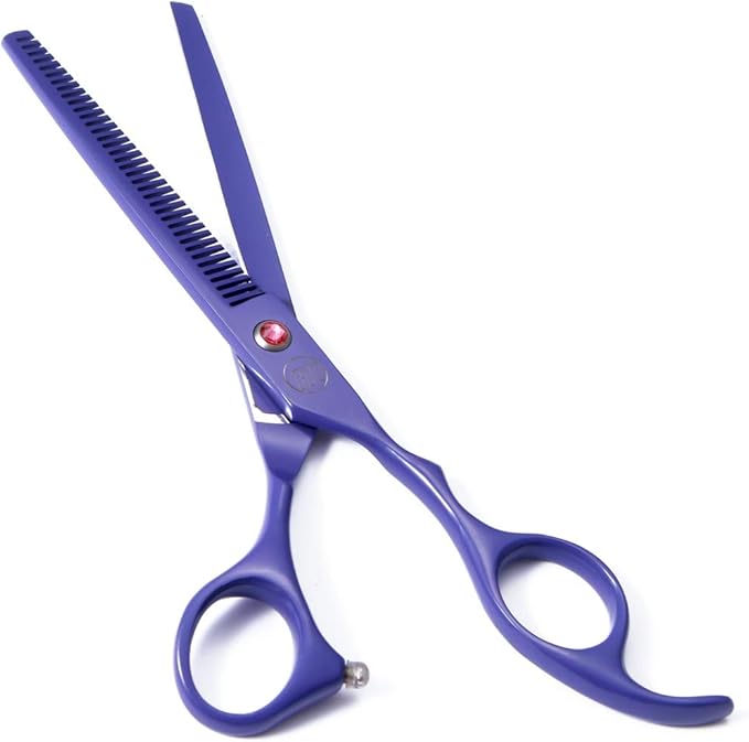 Professional Dog Grooming Scissors Set, 7 Inch/8 Inch Pet Grooming Scissors Chunkers Shears for Dog, Curved Dog Grooming Scissors, Thinning Shears for Dog with Grooming Comb