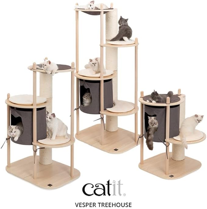 Catit Vesper Treehouse, Cat Tree Furniture, Large