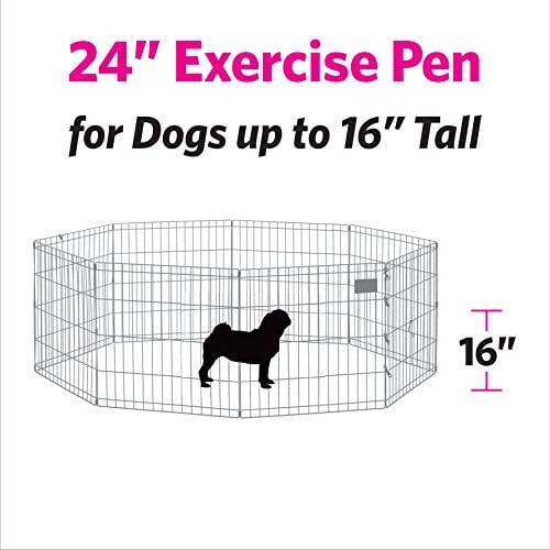 MidWest Homes for Pets Folding Metal Exercise Pen / Pet Playpen