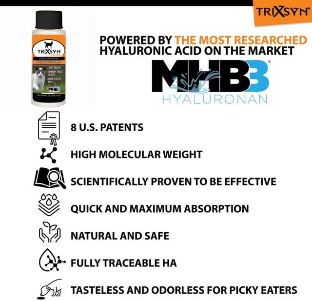 Feline - Naturally Alleviate Discomfort, Promote Healthy Joints, Support Mobility and Cartilage Function for Cats- Patented MHB3 Hylauronan Liquid Formula