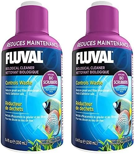 Fluval Waste Control Biological Cleaner, Aquarium Water Treatment, 8.4 Oz., A8355 (Pack of 2)