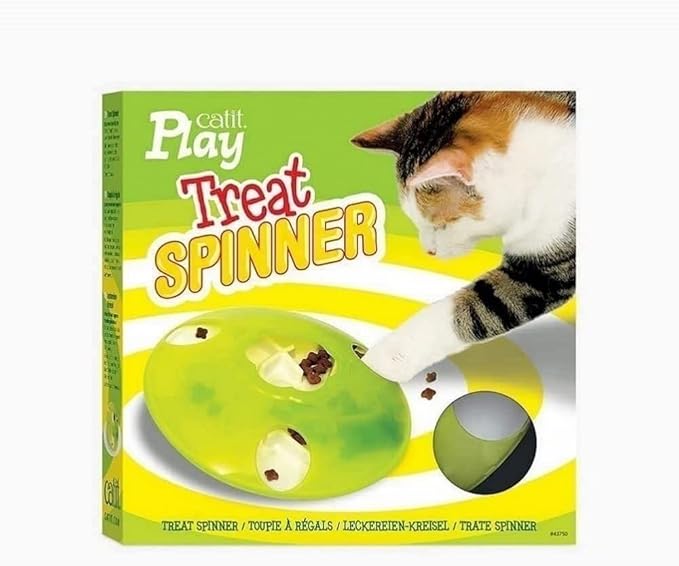 Catit Cat Play Treat Spinner, Interactive Cat Toys