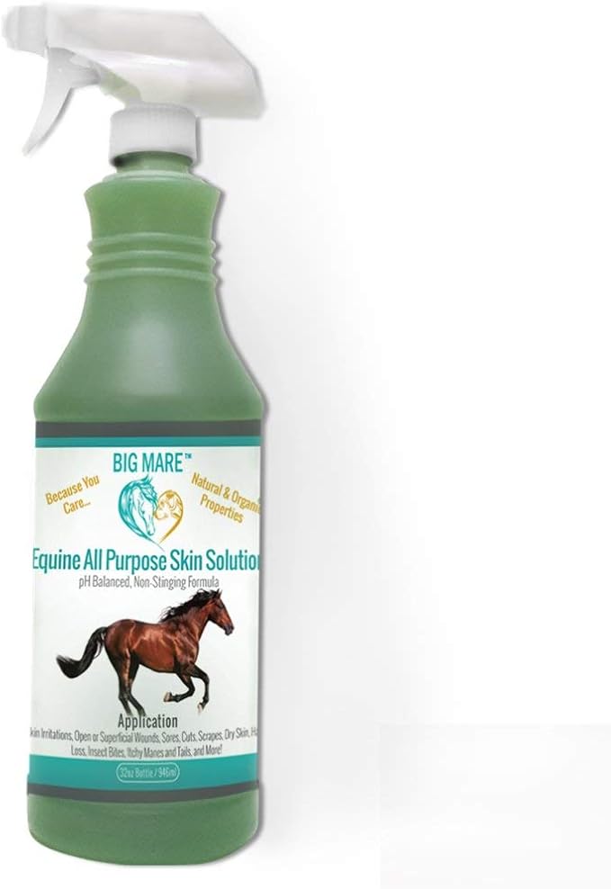 All Purpose Horse Skin & Wound Care | 32oz Bottle | First Aid: for Girth Itch, Insect & Fly Bites, Crud, Itchy Manes & Tails & Hair Loss | Veterinarian Approved & Recommended