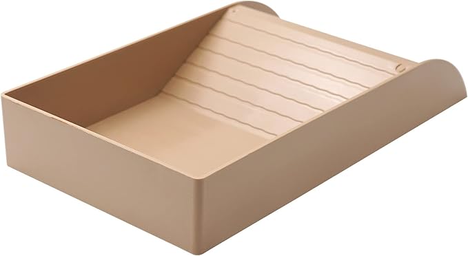 Reptile Tortoise Turtle Feeding Dish with Ramp and Basking Platform, Plastic, 14.17 in L x 7.87 in W x 2.44 in H
