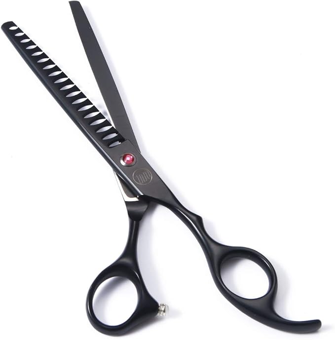 Professional Dog Grooming Scissors Set, 7 Inch/8 Inch Pet Grooming Scissors Chunkers Shears for Dog, Curved Dog Grooming Scissors, Thinning Shears for Dog with Grooming Comb