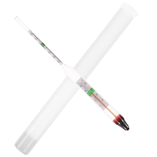 Toddmomy 1 Set High Precision Hydrometer Salt and Brine Hydrometer Glass Saltwater Hydrometer for Pool Aquarium Water