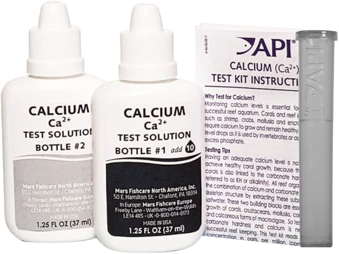 API CALCIUM TEST KIT Saltwater Aquarium Water 1-Count Test Kit, 69L (69L)