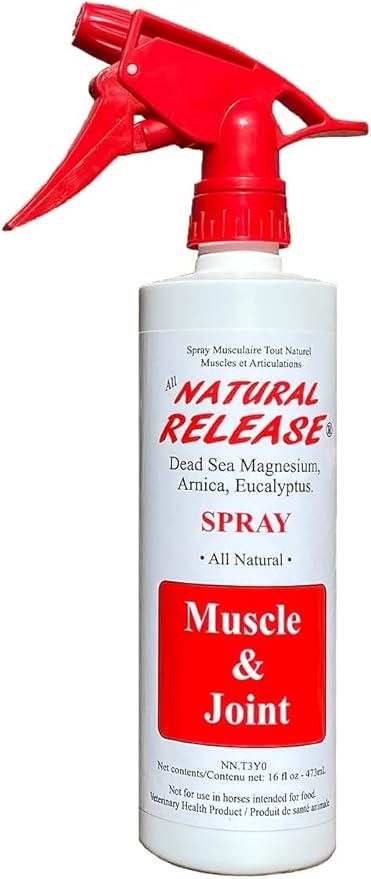 Natural Release Muscle Spray Treatment - Horse Liniment for Sore Muscles, Joint Pain, Tendon & Inflammation Relief - Easy to Use, Fast Acting, Alcohol & Menthol Free (16 oz)