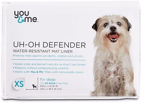 You & Me UH-OH Dog Mat Liner, XX-Small, 18.5 L X 11.5 W,