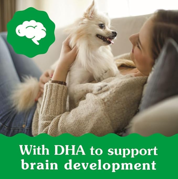 Greenies Puppy Teenie Size Natural Dental Dog Treats, 12 oz. Pack (43 Treats)