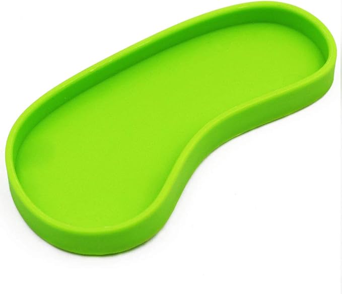 Set of 2 Shallow Reptile Dish, Plastic, for Small Lizards and Tortoises