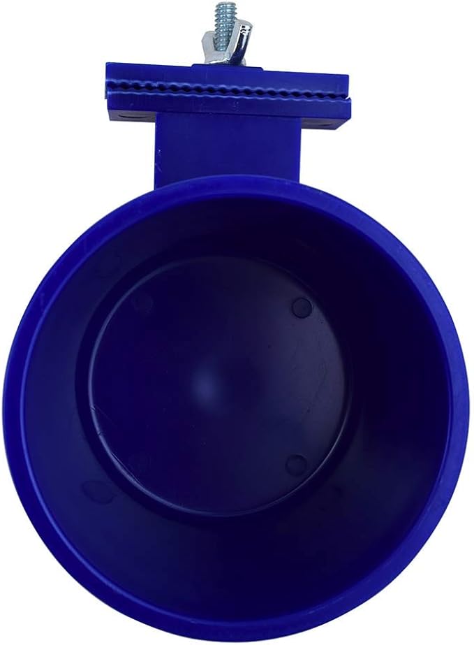 Lixit Quick Lock Cage Bowls for Small Animals and birds. (10oz, Blue)