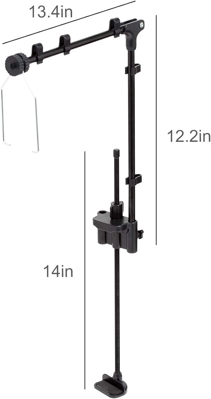 REPTI ZOO Reptile Lamp Stand Lamp Fixture Hanger Adjustable Metal Lamp Holder Support for Reptile Terrarium Tank Vivarium Habitat Cage