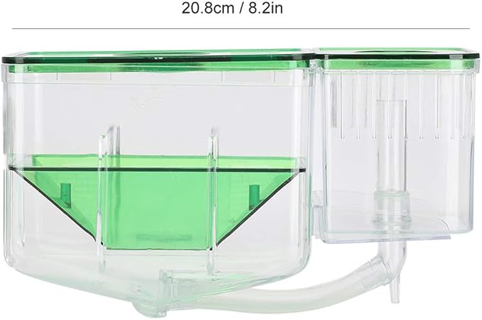 Fish Breeder Box Fish Hatchery Floating Fish Breeding Box with Removable Grating Fish Divider for Agressive Injured Pregnant Fishes