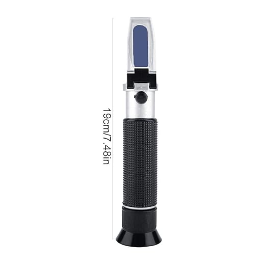 0-100% Salinity Refractometer Handheld Salinometer Sea Water Salt Concentration Tester Meter with Automatic Temperature Compensation for Seawater and Marine Fishkeeping Aquarium