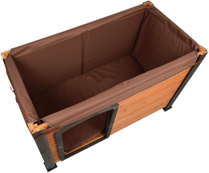 PRECISION PET PRODUCTS Log Cabin Dog House Insulation Kit - Machine Washable -Large
