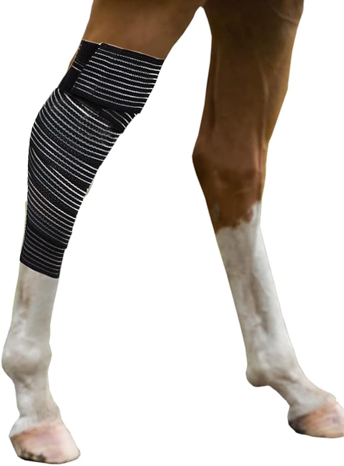 Elastic Polo Leg Wrap Compression Bandage for Horses, Dogs, Cats, Sheep, Cow, Dog Wound Care, Vet Wrap