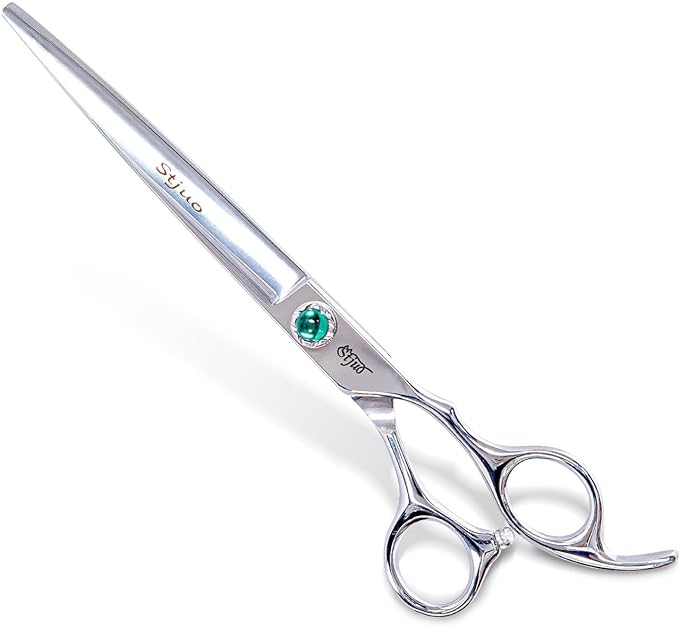 Dog Grooming Straight Scissors 7.5 inch Professional Pet Shears Made Of Japanese Advanced Stainless Steel Professional Grooming Scissors for Dogs Cats and Other Pets