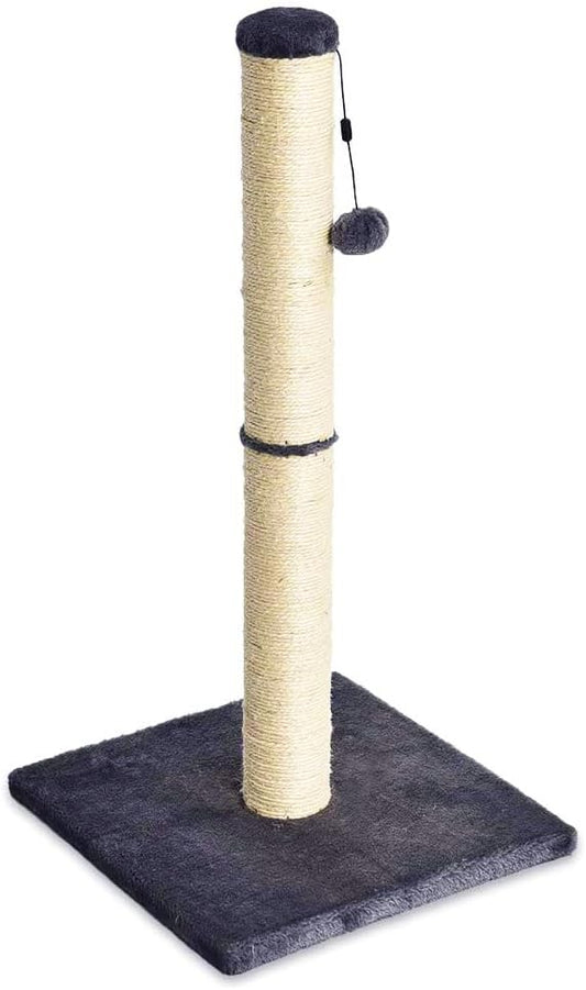 Amazon Basics Cat Scratching Post, Medium, 15.75" x 15.75" x 31.5"H, Grey